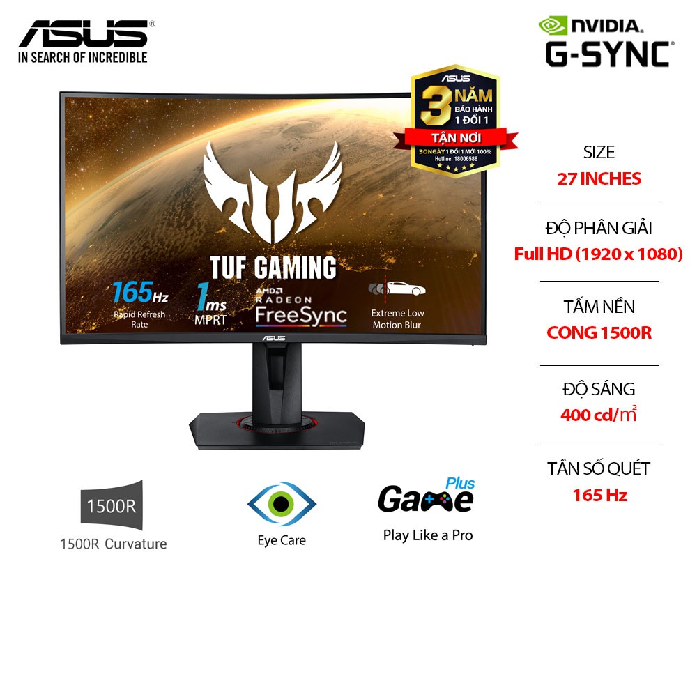 Màn Hình ASUS TUF Gaming VG27VQ