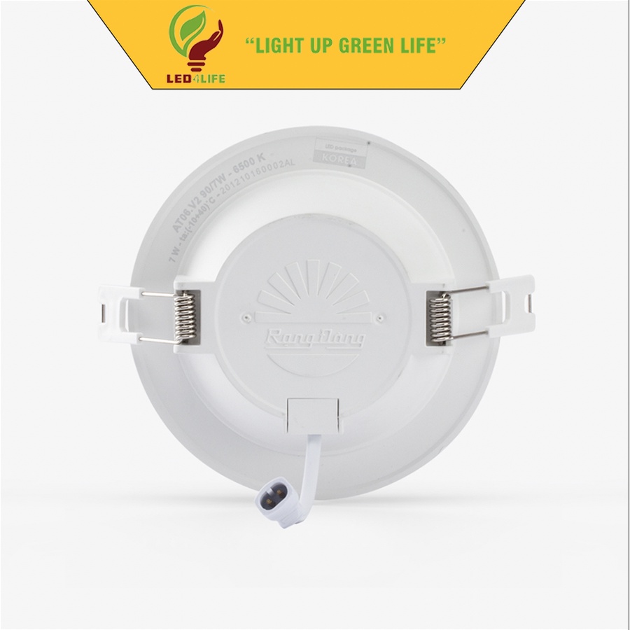 Đèn LED âm trần downlight Rạng Đông AT04 khoét trần 155mm các loại công suất