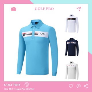 Áo golf nam dài tay Honma thời trang thể thao thu đông cao cấp GOLF PRO AD014