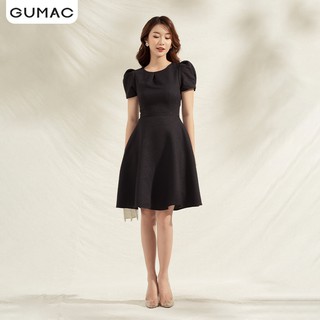 Đầm xòe xếp ly cổ DA1123 GUMAC