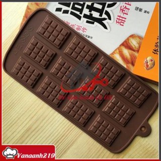 [Dụng cụ làm bánh] Khuôn silicon Socola (MS 049) hàng loại 1