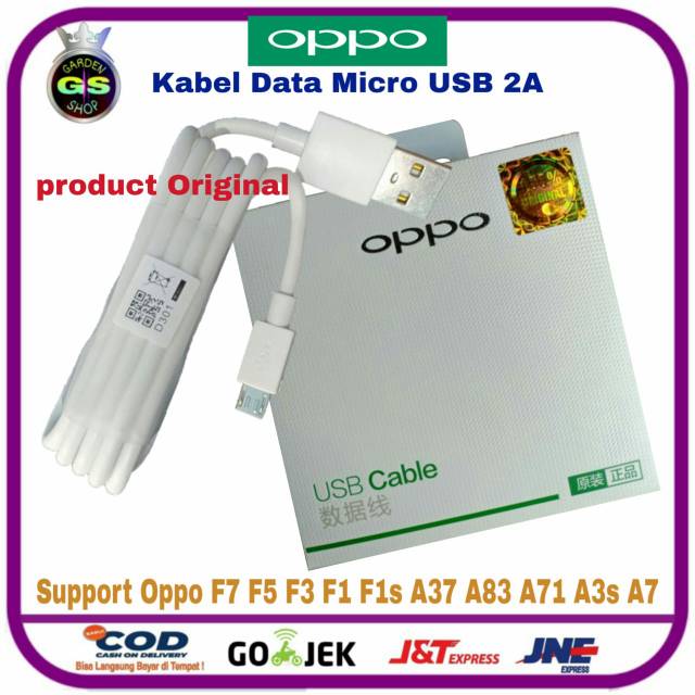 Dây Cáp Sạc Dữ Liệu Cho Oppo 2a F1 F1s F3 F5 A83 A71 A57 A39 A37 Neo 7