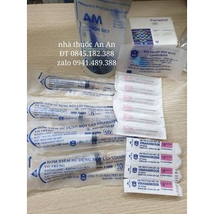 Hộp 100 cái Bơm kim tiêm y tế 1ml 3ml 5cc 10cc 20ml , vô trùng, xilanh sử dụng một lần