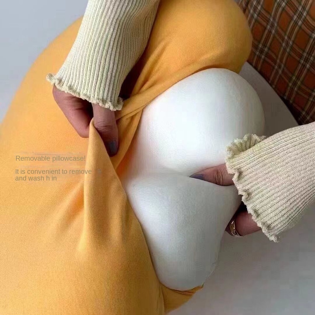 Ruột Gối Xốp Hình Mèo Kèm Gối Kê Cổ Bảo Vệ Bụng Cho Học Sinh