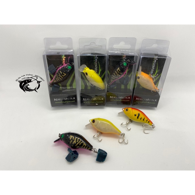 Mồi câu cá Crankbait Hirushima Cherry