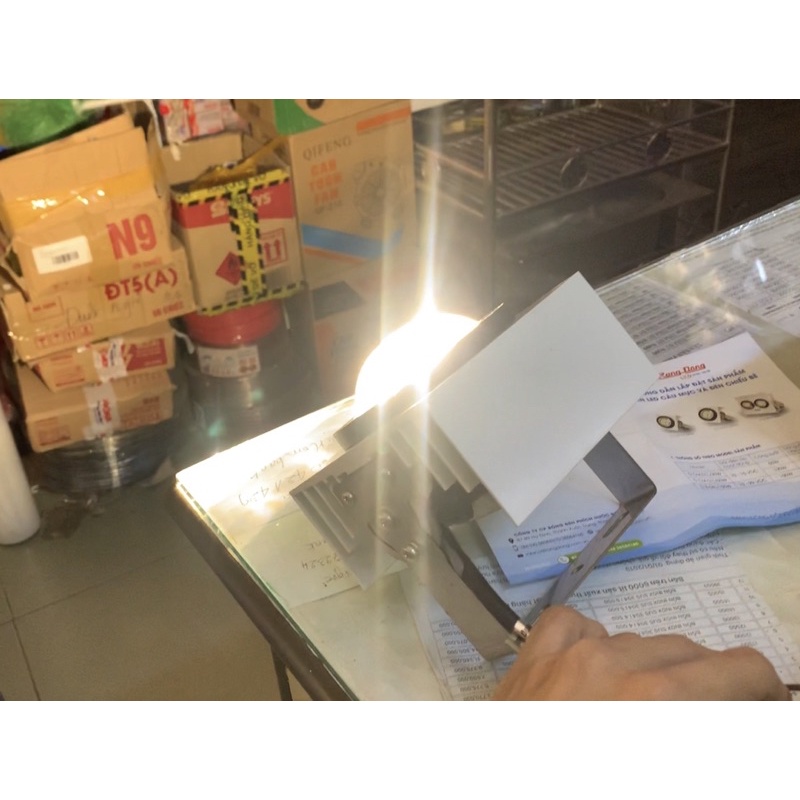 ⚡️ Đèn led câu Mực 50w ⚡kẹp bình Auto Vol 12V-28V