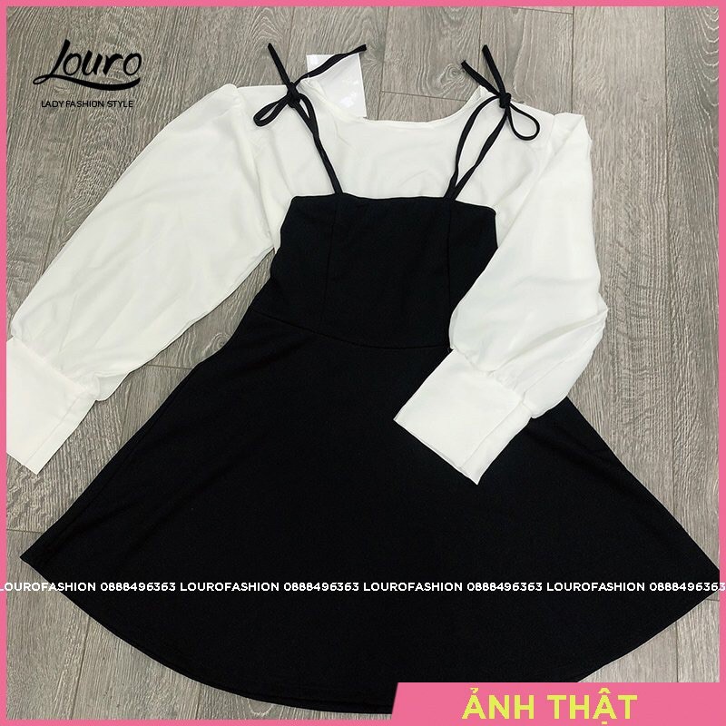 Đầm tay bồng váy hai dây 🔥ẢNH THẬT🔥 mẫu váy bánh bèo nữ đầm xòe đẹp mặc kết hợp hoặc mặc rời đều được, siêu xinh -L013 | BigBuy360 - bigbuy360.vn