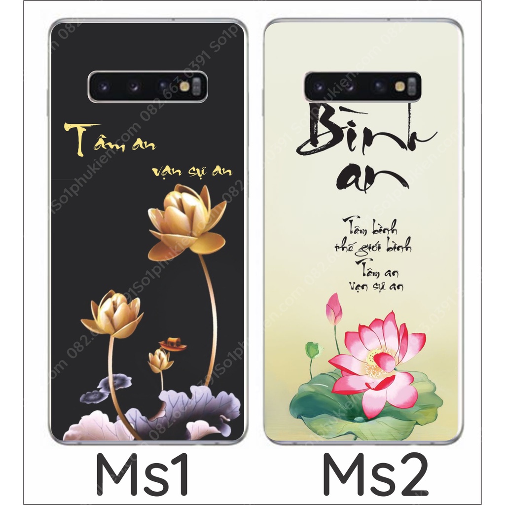 Ốp lưng Samsung S10 5G dẻo in hình thư pháp, nhiều mẫu đẹp