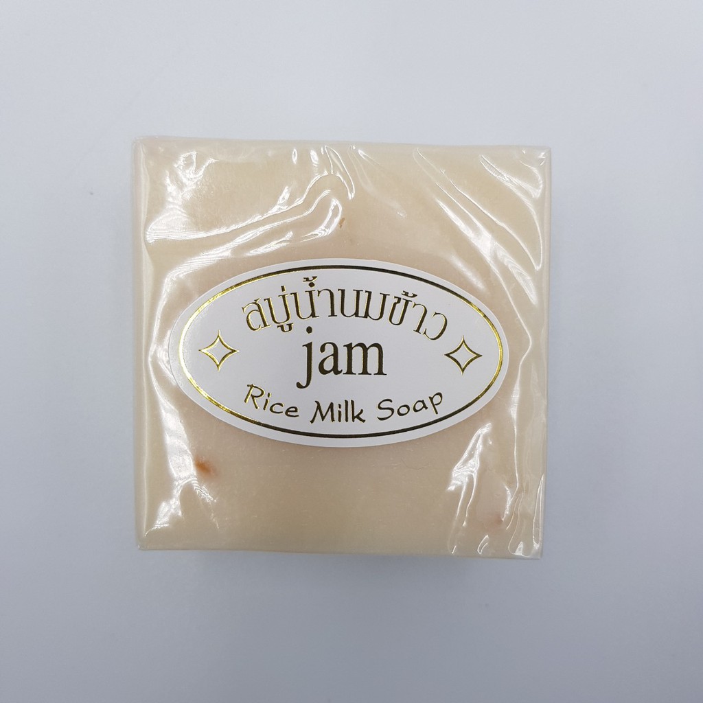 Lốc 12 bánh xà phòng gạo Jam Thái Lan