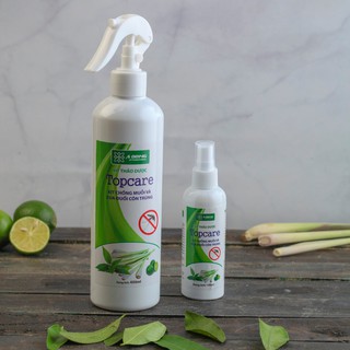 Xịt chống muỗi và xua đuổi côn trùng Thảo dược Topcare 100ml / 450ml