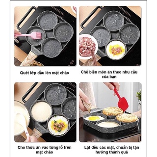 Chảo chia 4 ô chiên rán đa năng