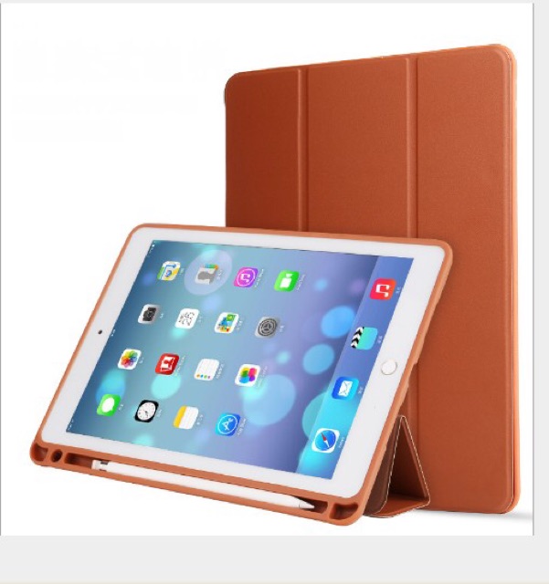 Bao da ipad 2017/2018/Air 2/Air 1/Ipad 2/3/4 có khay đựng Pen | BigBuy360 - bigbuy360.vn