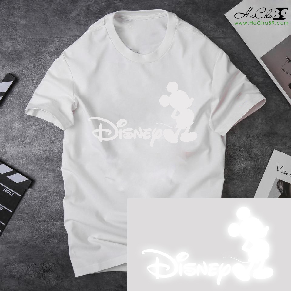 Áo thun DISNEY MICKEY Cao Cấp - Màu TRẮNG | Vải Cotton 4c Siêu Mềm Mịn (Không đúng Cotton đền tiền tặng áo - Hình Thật)