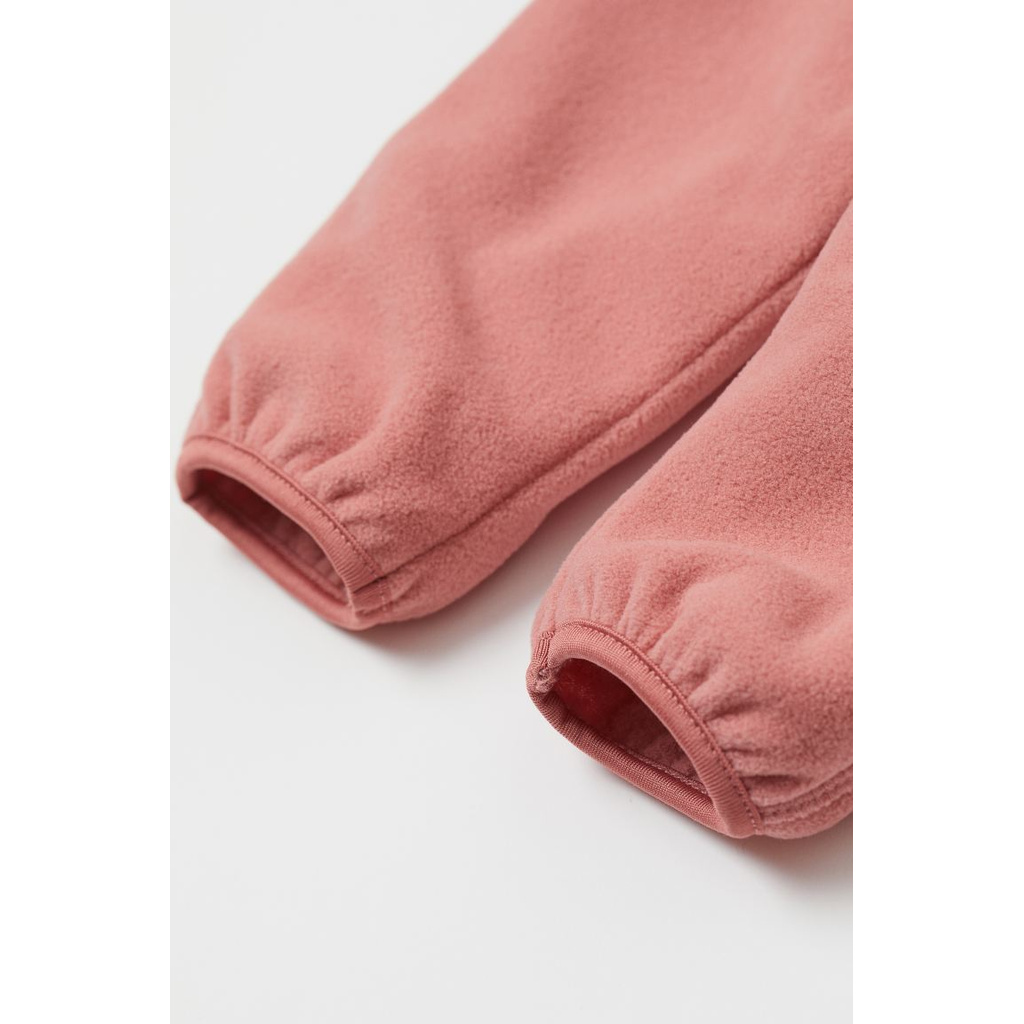 Set quần áo nỉ fleece hồng HM H&amp;M_hàng chính hãng authentic