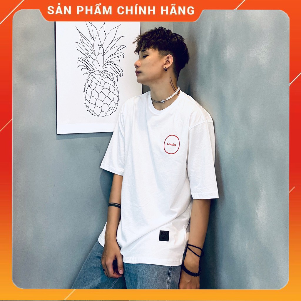 [ MÃ - BROWBTNT1 - SALEOFF 10%]   ÁO THUN  WHITE    BROWN  -  XANH - UNISEX - BROWN.studio   [ HÀNG 