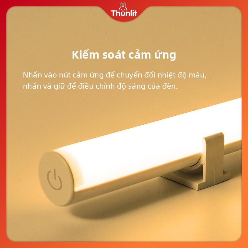 Đèn treo học tập Thunlit cắm USB 3 nhiệt độ màu điều chỉnh độ sáng vô cấp