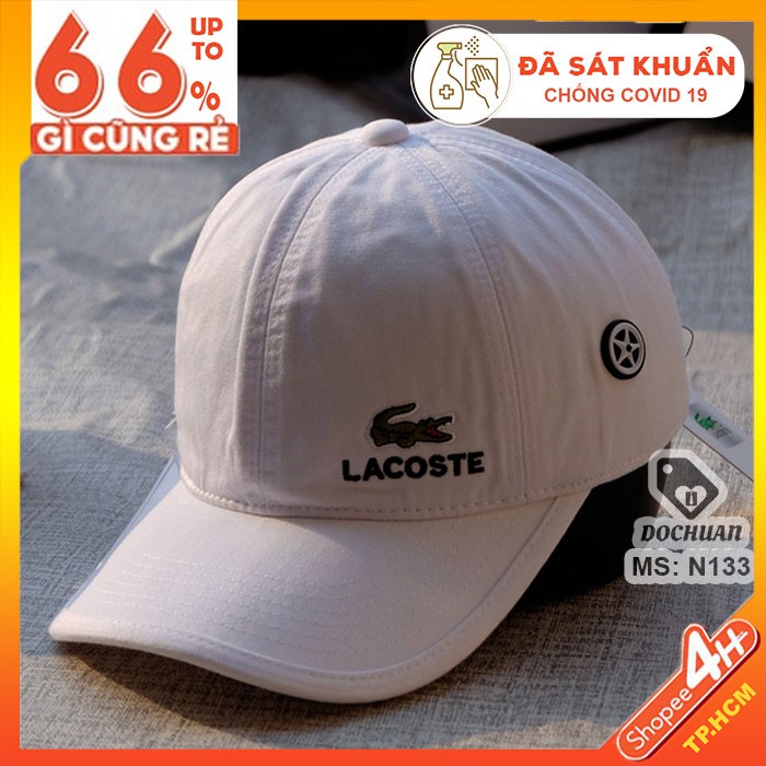 [Nón xịn] Nón Kết Lacoste Cá Sấu 4 Màu Chuẩn Hàng VNXK, Freesize Dành Cho Nam Nữ