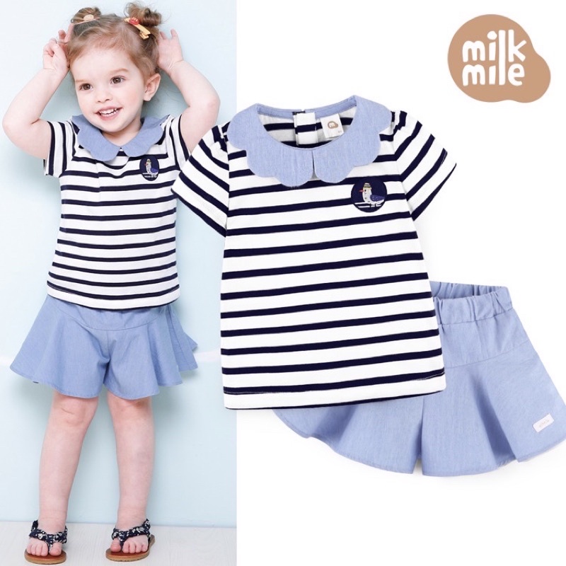 Set MilkMile bé gái xuất Hàn, dư xịn