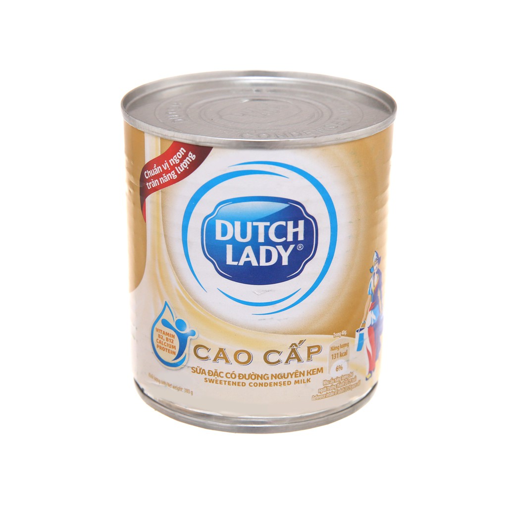 Sữa Đặc Có Đường Nguyên Kem Cao Cấp Dutch Lady 380G