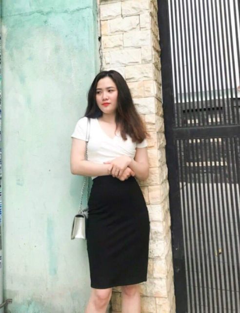 [Mã FASHIONT4WA2 giảm 10K đơn 50K] Chân Váy Bút Chì Nữ vải mịn | BigBuy360 - bigbuy360.vn