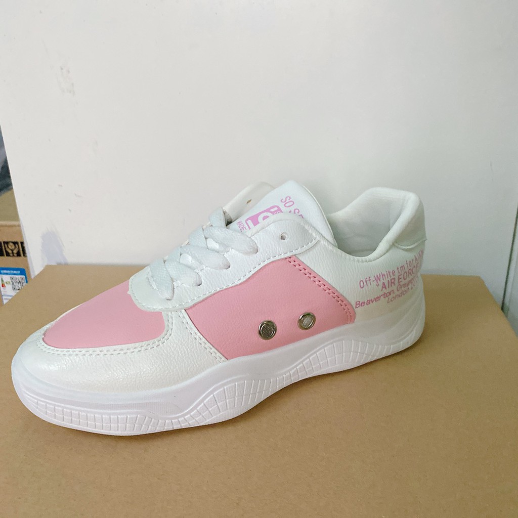Xả kho - Giày sneaker nữ Da tổng hợp dày hàng chuẩn đẹp - Mẫu 51