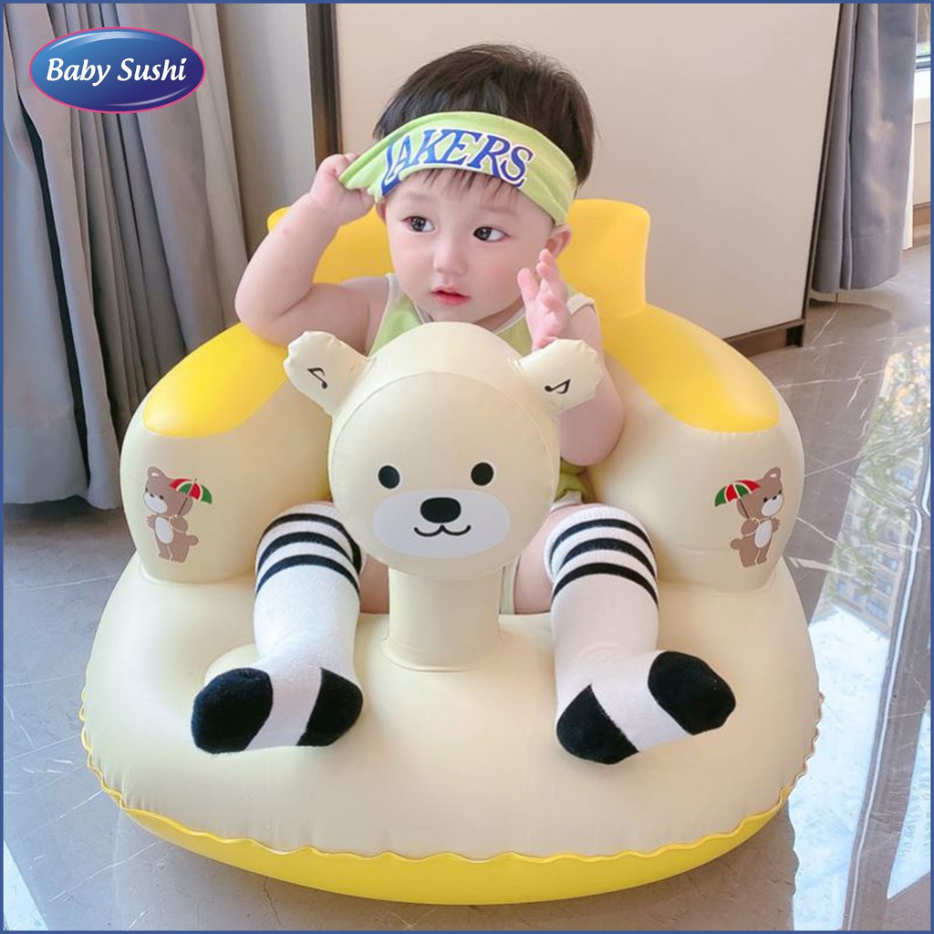 ┇Ghế Hơi Tập Ngồi Nâng Cột Sống Chống Ngã Cho Bé,Ghế Đa Chức Năng (mẫu có phát nhạc)