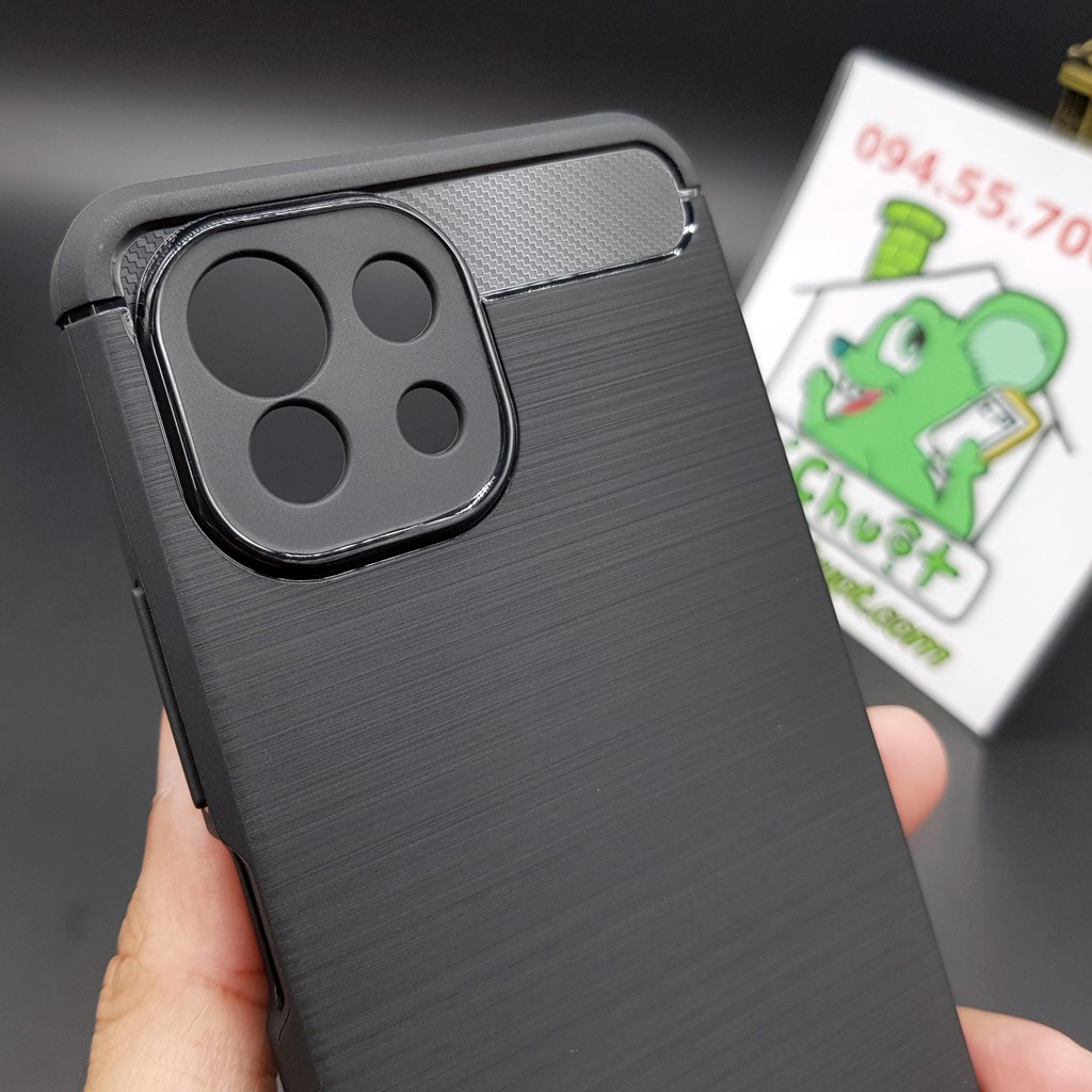 [Ảnh Thật] Ốp Lưng Xiaomi Mi 11 Lite 4G/5G Dẻo Carbon Phay Xước Chống Sốc