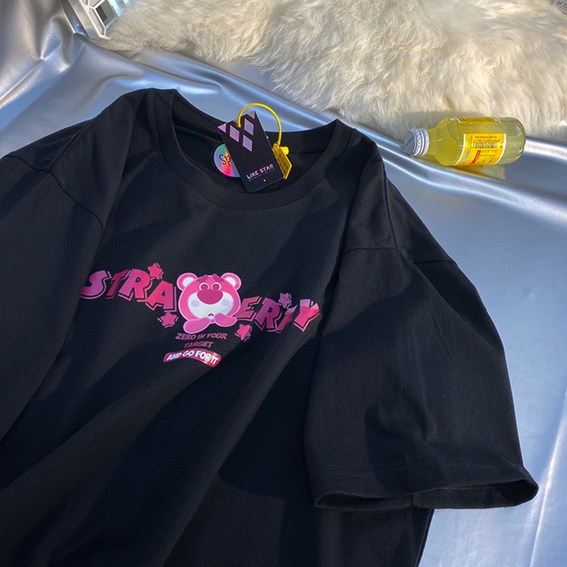 NRVP Áo Thun Nữ Tay Ngắn In Hình Phong Cách Hàn Quốc Thời Trang Mùa Hè 2022