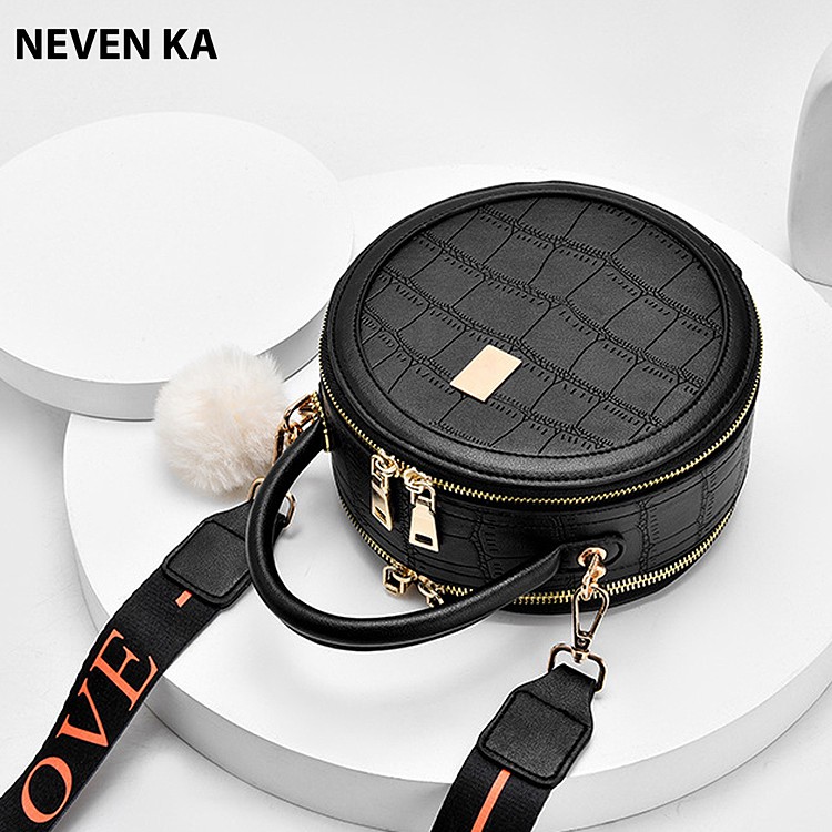 Túi đeo chéo NEVENKA kiểu dáng tròn thời trang Hàn Quốc N1580