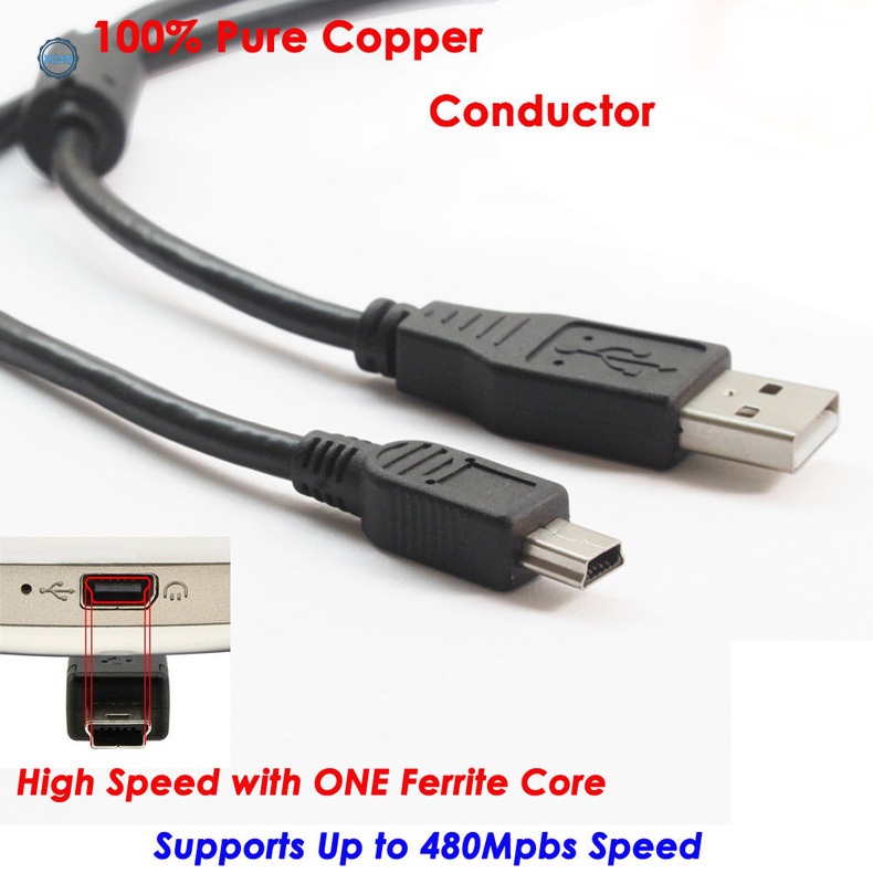 Dây Cáp Sạc Usb 2.0 Dài 3m Cho Tay Cầm Chơi Game Sony Ps3