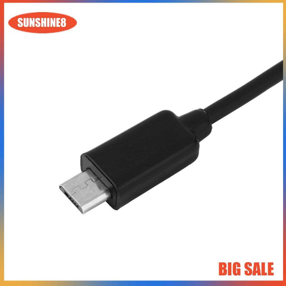 【SUN】Cable Micro USB Male To Female Converter Host OTG Mini USB Cords Tablet Cables