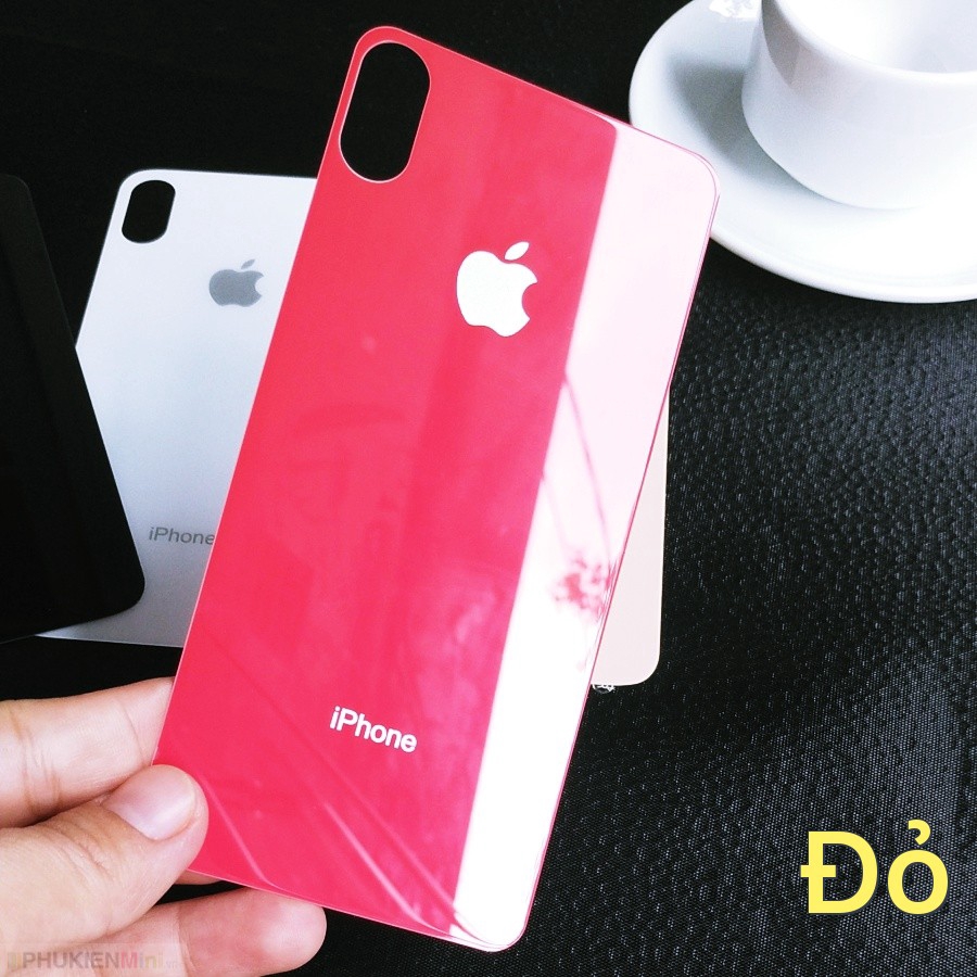 Kính gương cường lực màu dán mặt lưng (back) cho iPhone XS Max 6.5 giá rẻ