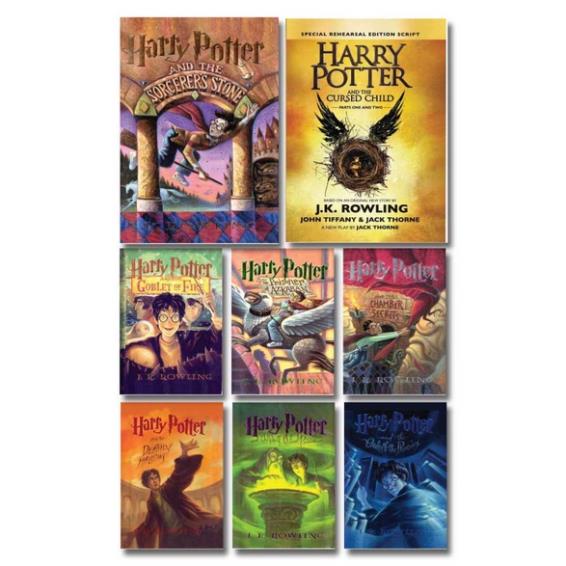 Harry Potter 8q tiếng anh ( tặng file nghe mp3)