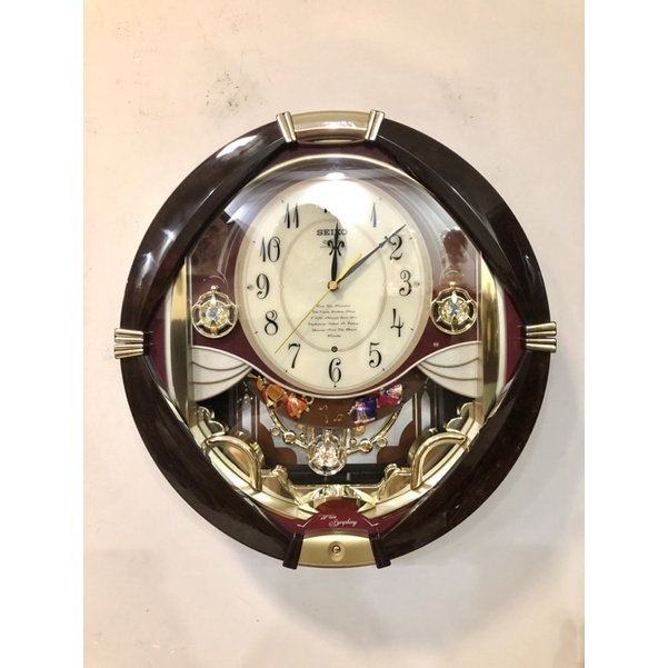 ĐỒNG HỒ TREO TƯỜNG SEIKO - NHẬT - Báo nhạc điểm giờ, quả lắc pha lê