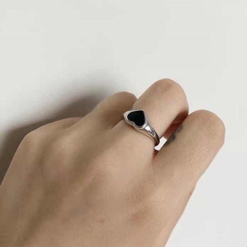 Nhẫn hở 19AA kiểu dáng đơn giản phong cách cổ điển dễ phối đồ độc đáo dành cho cặp đôi