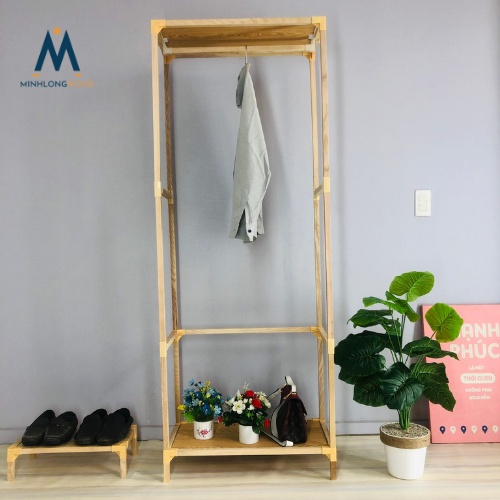 Kệ treo quần áo loại nhỏ - Minhlongwood - M33