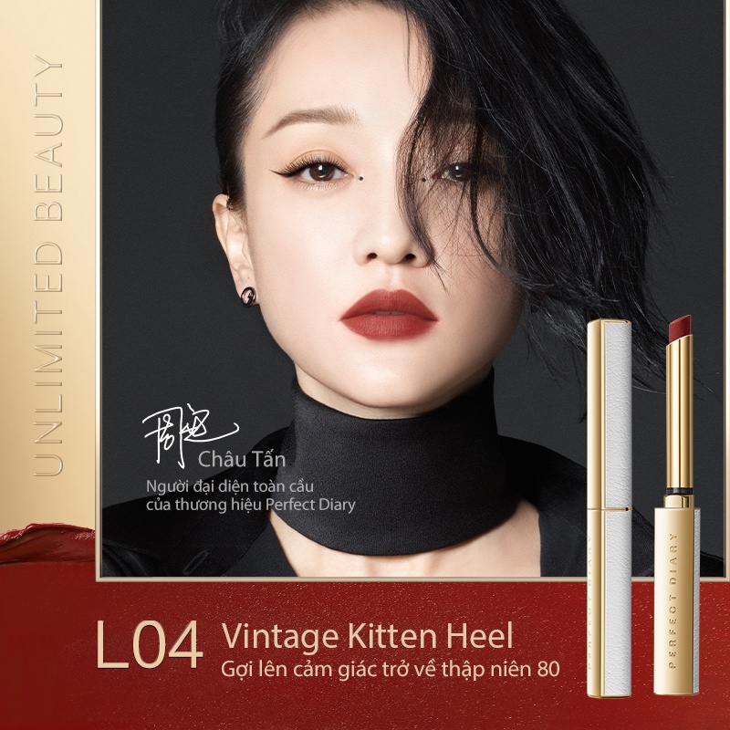 Son Silver Stiletto Perfect Diary Dưỡng Môi Căng Bóng Spotlight Shiny 0.8g