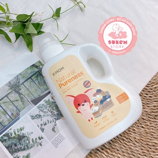 Nước xả vải hữu cơ kmom dạng chai 1700ml