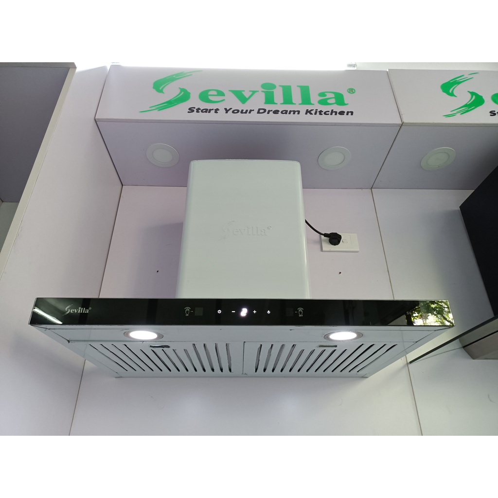 Máy hút mùi Sevilla SV-70T4 - BH 5 năm - Cảm ứng Vẫy tay - Dòng hút mùi chữ T - Đổi mới trong 30 ngày