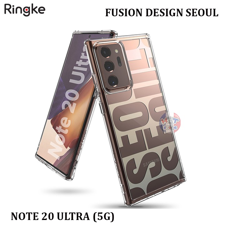 Ốp lưng chống sốc Ringke Fusion Design Seoul cho Samsung Note 20 Ultra chính hãng - Hàng nhập khẩu