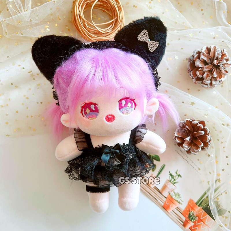 Đầm Công Chúa Phối Ren Cho Búp Bê 20cm