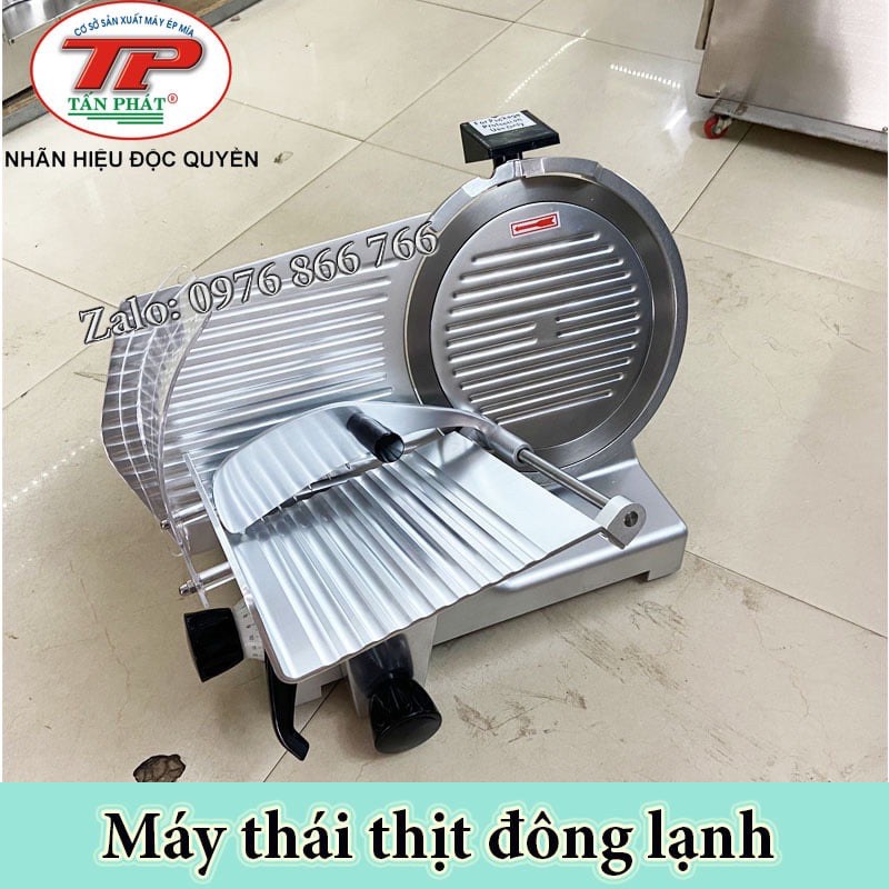 Máy thái thịt - cắt thịt đông lạnh bán tự động ES250 điều chỉnh được độ dày mỏng