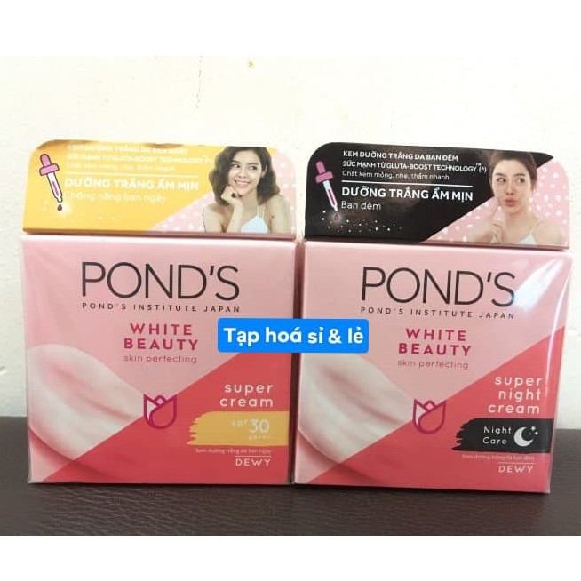 Kem dưỡng da Pond's trắng hồng ngày hoặc đêm 50g