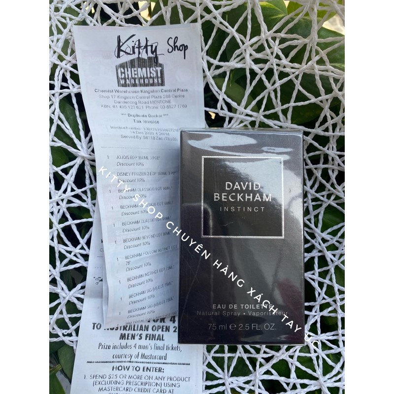 NƯỚC HOA NAM DAVID BECKHAM INSTINCT EDT 75ML