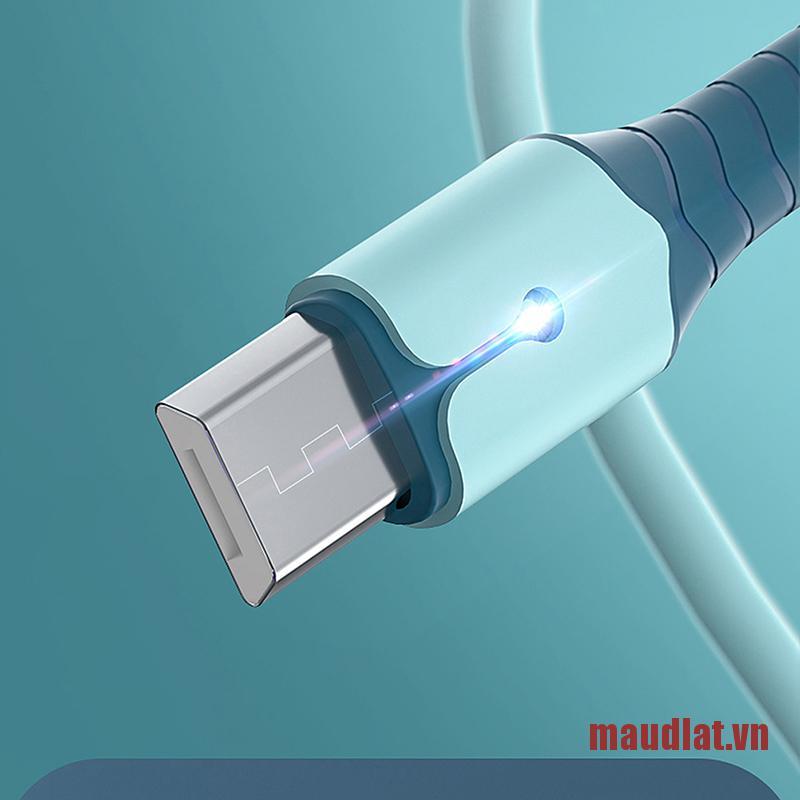 Maudlat Phone Charging Cable Liquid Silicone 5A USB Type C A For Samsung Xiaomi