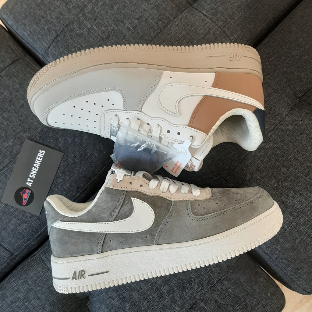 Giày Sneaker AF1 xám be