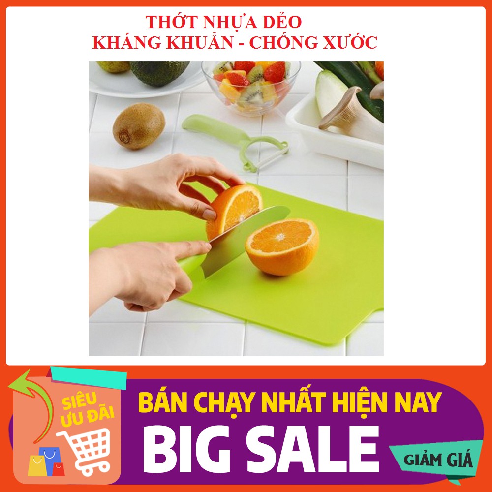 Thớt nhựa dẻo kháng khuẩn, chống xước Inomta Nhật Bản