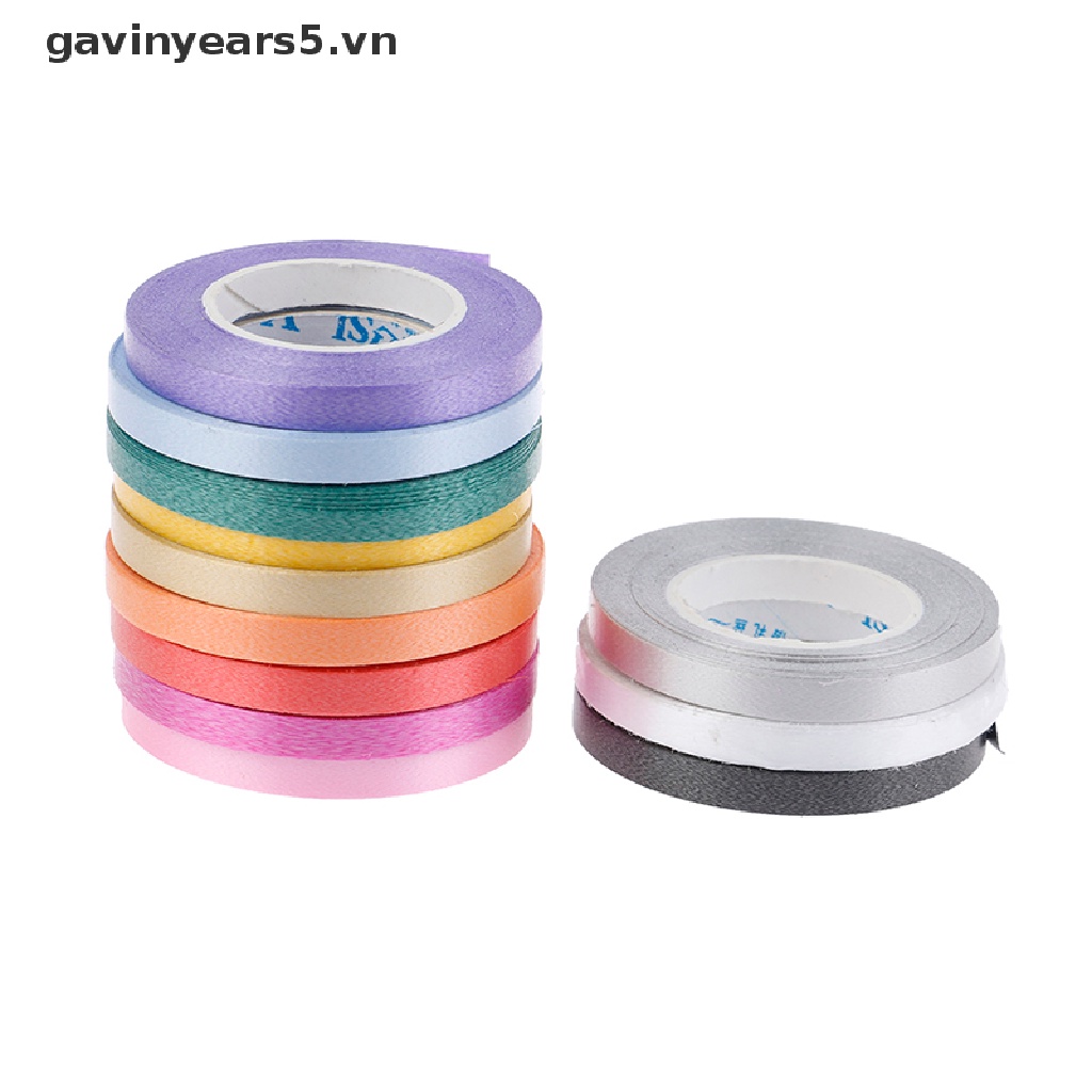 Cuộn Dây Ruy Băng Lụa Satin Dài 10M Dùng Trang Trí Tiệc Cưới / Sinh Nhật