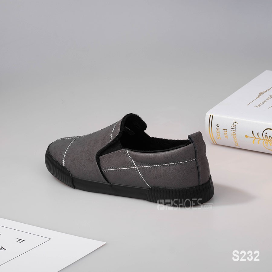 [XẢ KHO, LẺ SIZE] Giày lười nam - Slip on nam da - Mã S232