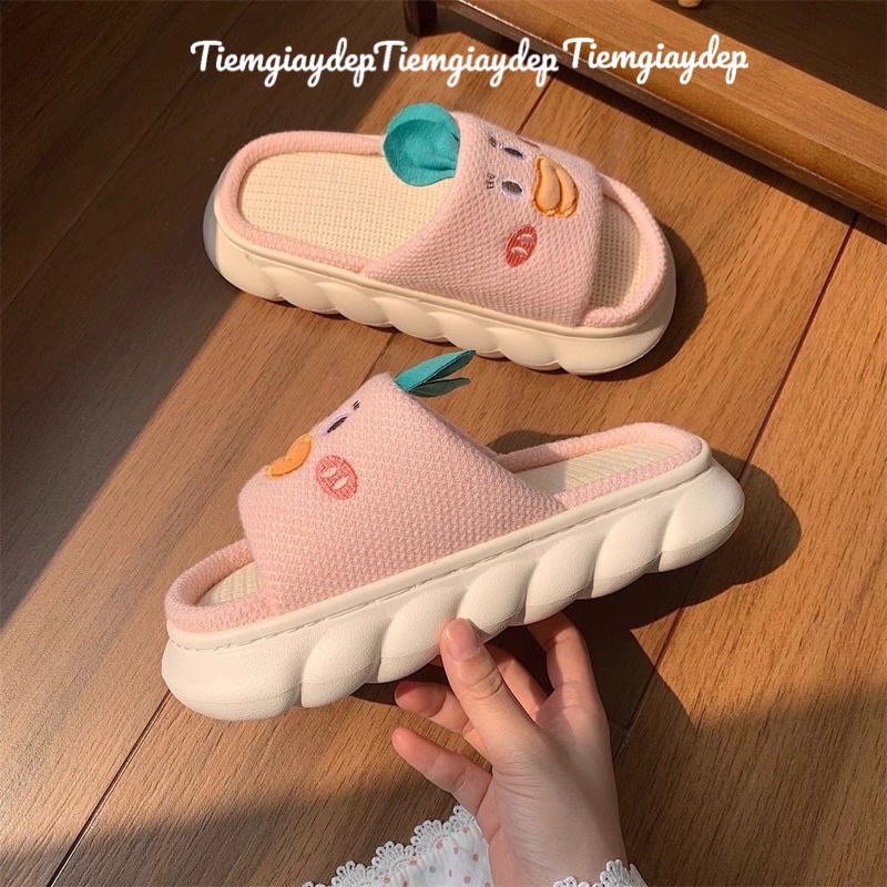 Dép bông đi trong nhà hình vịt dễ thương